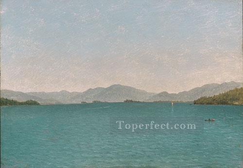 Lake George Free Study Luminism seascape John Frederick Kensett Oil Paintings